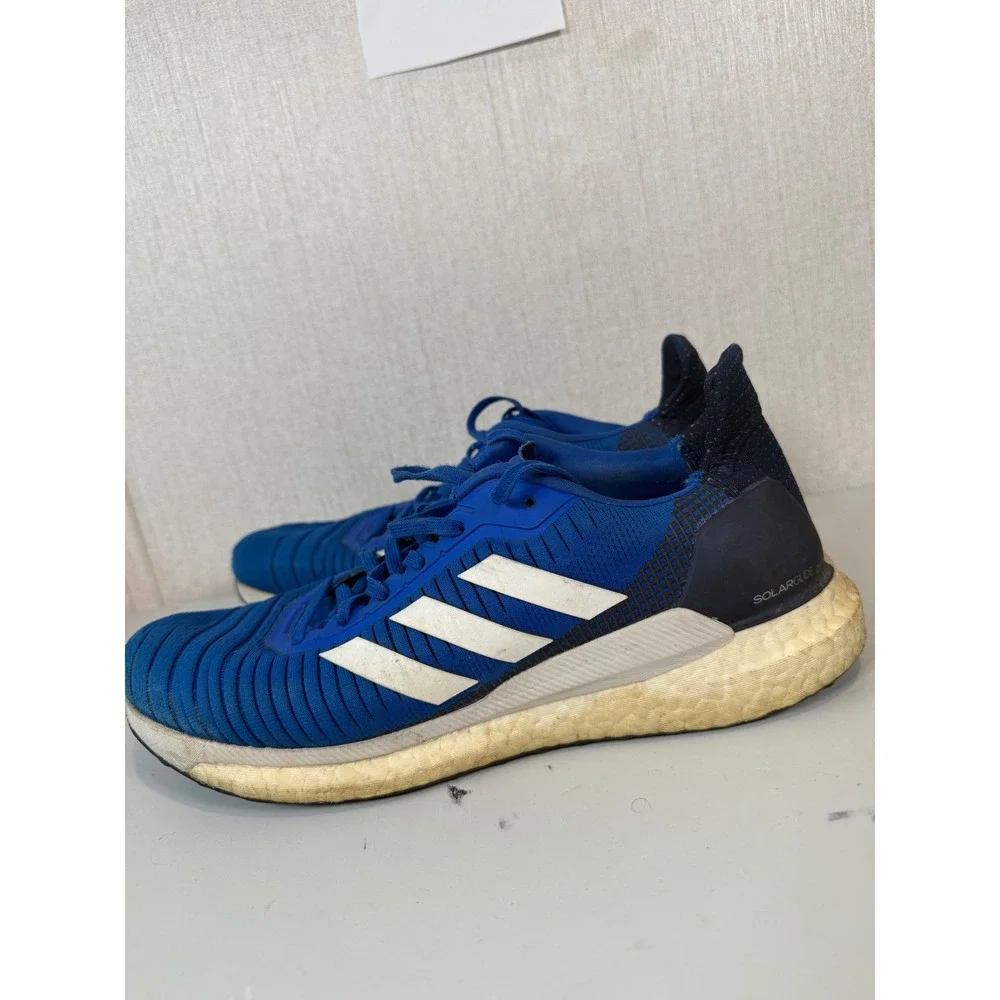 Adidas Men's Continental Boost Solar Glide, Blue and‎ White, Size 9